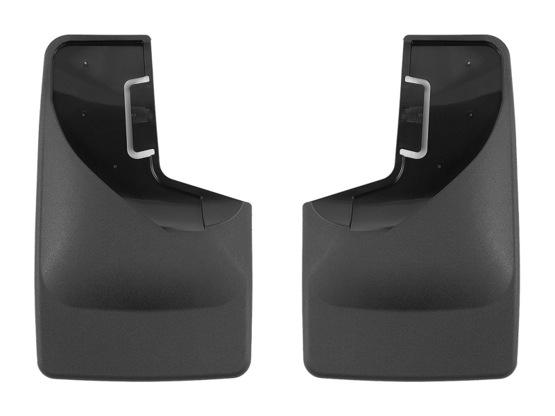 Ford Bronco Mud Flaps - WeatherTech - No-Drill DigitalFit, Style 2 - Black - `21-`27