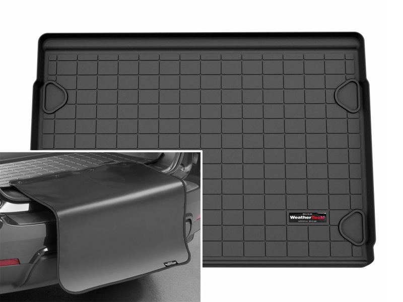 Ford Bronco Cargo Liner - WeatherTech - w/Bumper Protector - Black - `22-`25