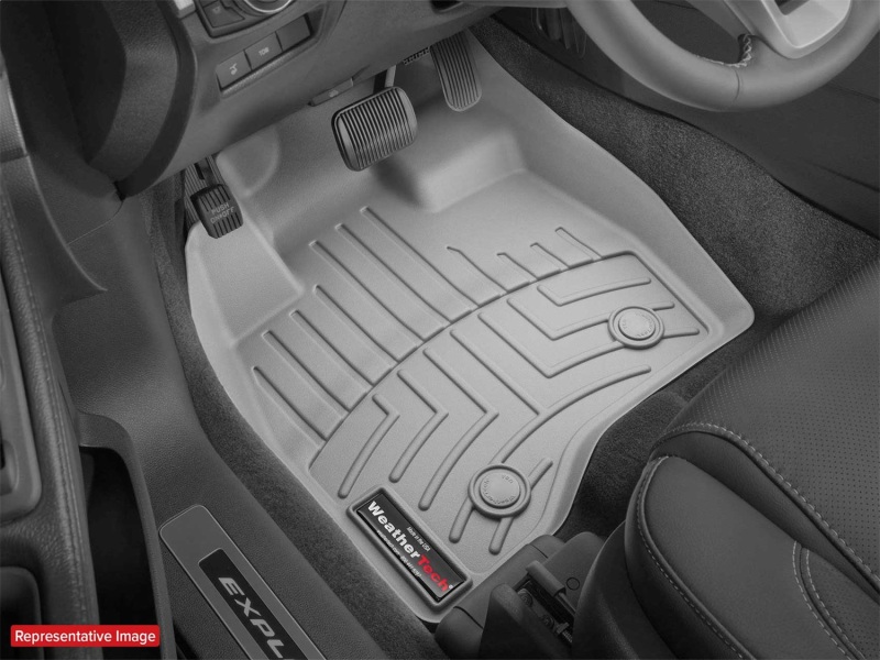 Ford Bronco Sport Floor Liners - Front - WeatherTech - FloorLiner DigitalFit - Black - `21-`27