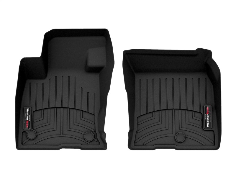 Ford Bronco Sport Floor Mats - Front - WeatherTech - FloorLiner DigitalFit - Black - `21-`27