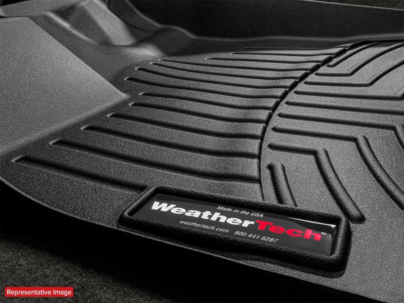 Ford Bronco Sport Floor Mats - Front - WeatherTech - FloorLiner DigitalFit - Black - `21-`27