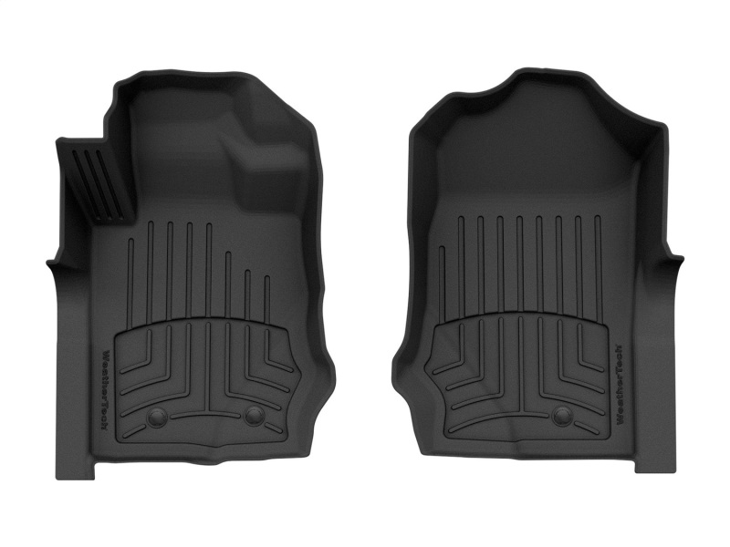 Ford Bronco Floor Mats - Front - WeatherTech - FloorLiner HP - Black - `21-`27