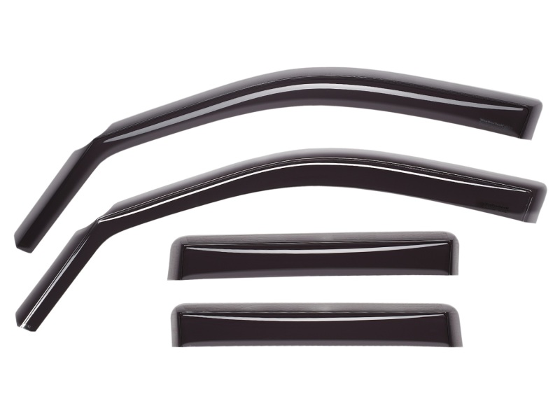 Ford Bronco Sport Wind Deflectors - Front Rear - WeatherTech - Matte Black - `21-`25