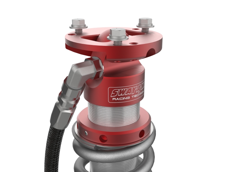 Ford Bronco Coilover Suspension Kit - Front - aFe - Sway-A-Way 2.5 Front Remote Reservoir with Compression Adjusters - Red - `21-`24