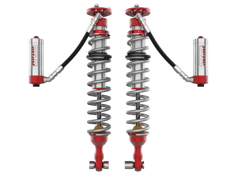 Ford Bronco Coilover Suspension Kit - Rear - aFe - 2.5 Rear Remote Reservoir with Compression Adjusters - Red - `21-`24