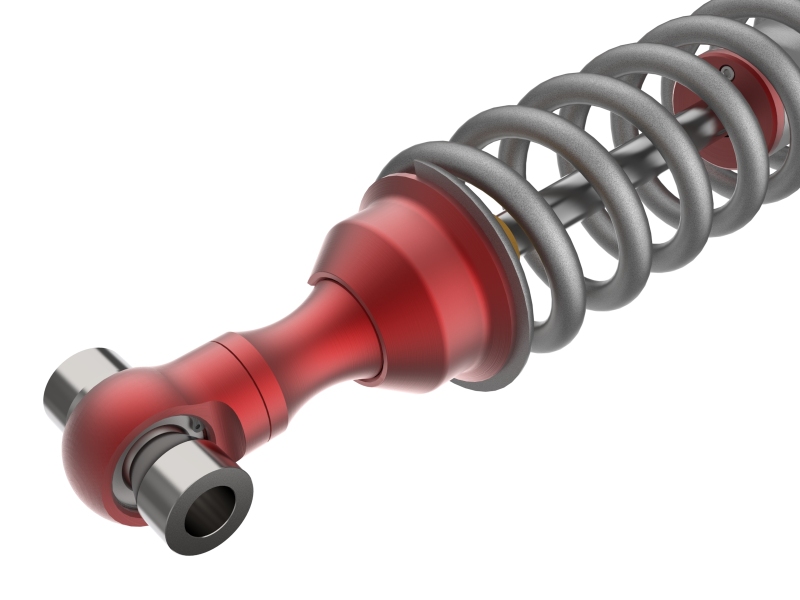 Ford Bronco Coilover Suspension Kit - Rear - aFe - 2.5 Rear Remote Reservoir with Compression Adjusters - Red - `21-`24