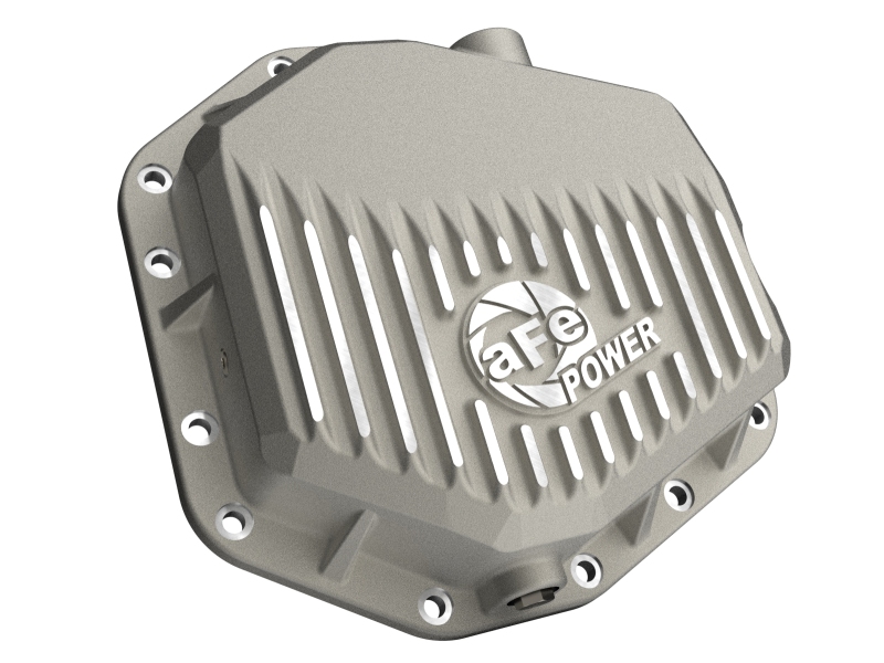 Ford Bronco Raptor Differential Cover - Rear - aFe - Street Series - Raw w/ Machined Fins - `22-`25