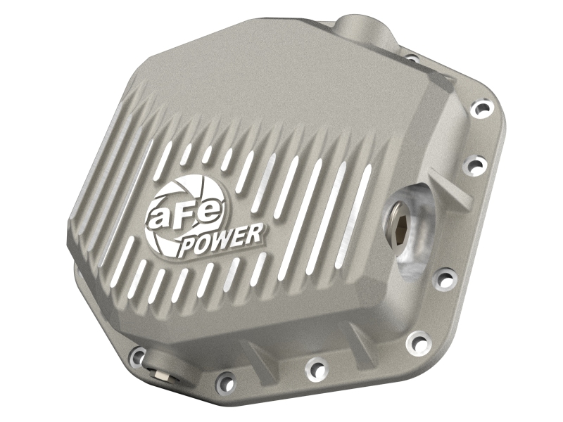 Ford Bronco Raptor Differential Cover - Rear - aFe - Street Series - Raw w/ Machined Fins - `22-`25