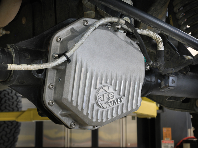 Ford Bronco Raptor Differential Cover - Rear - aFe - Street Series - Raw w/ Machined Fins - `22-`25