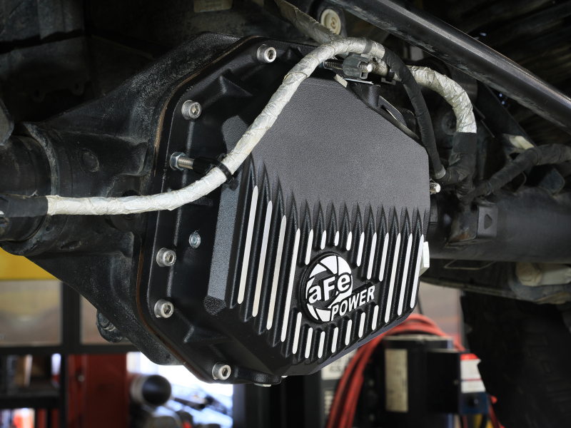 Ford Bronco Raptor Rear Differential Cover - aFe - POWER Pro Series w/ Machined Fins - Black - `22-`25