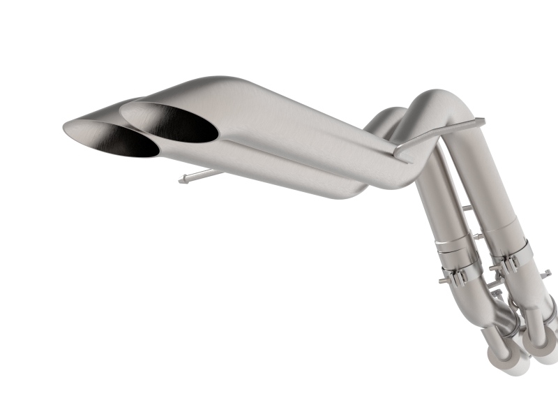 Ford Bronco Raptor Performance Exhaust - aFe - Vulcan Series Cat Back, Hi-Tuck, 3 IN 304 Stainless Steel - `22-`26