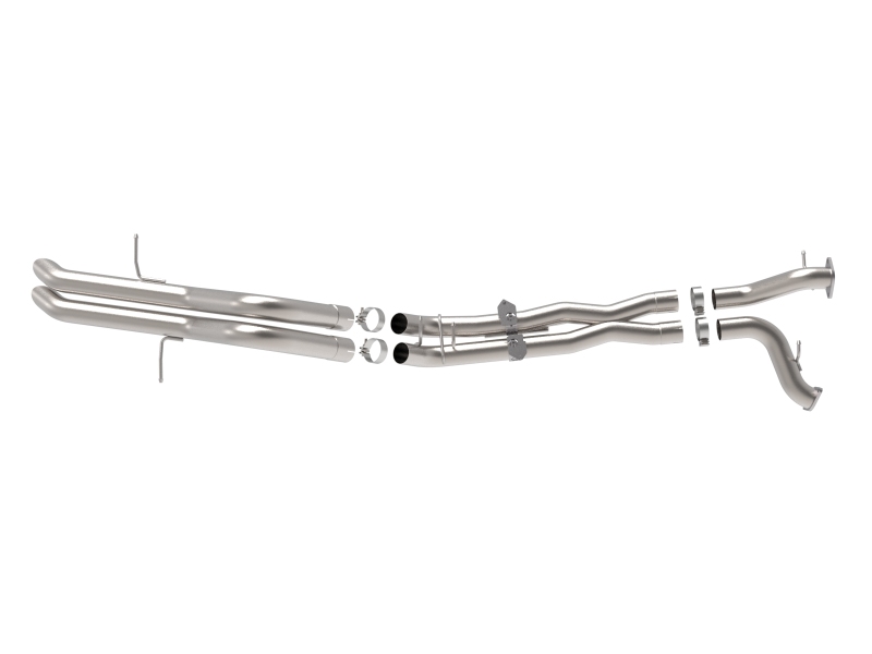 Ford Bronco Raptor Performance Exhaust - aFe - Vulcan Series Cat Back, Hi-Tuck, 3 IN 304 Stainless Steel - `22-`26