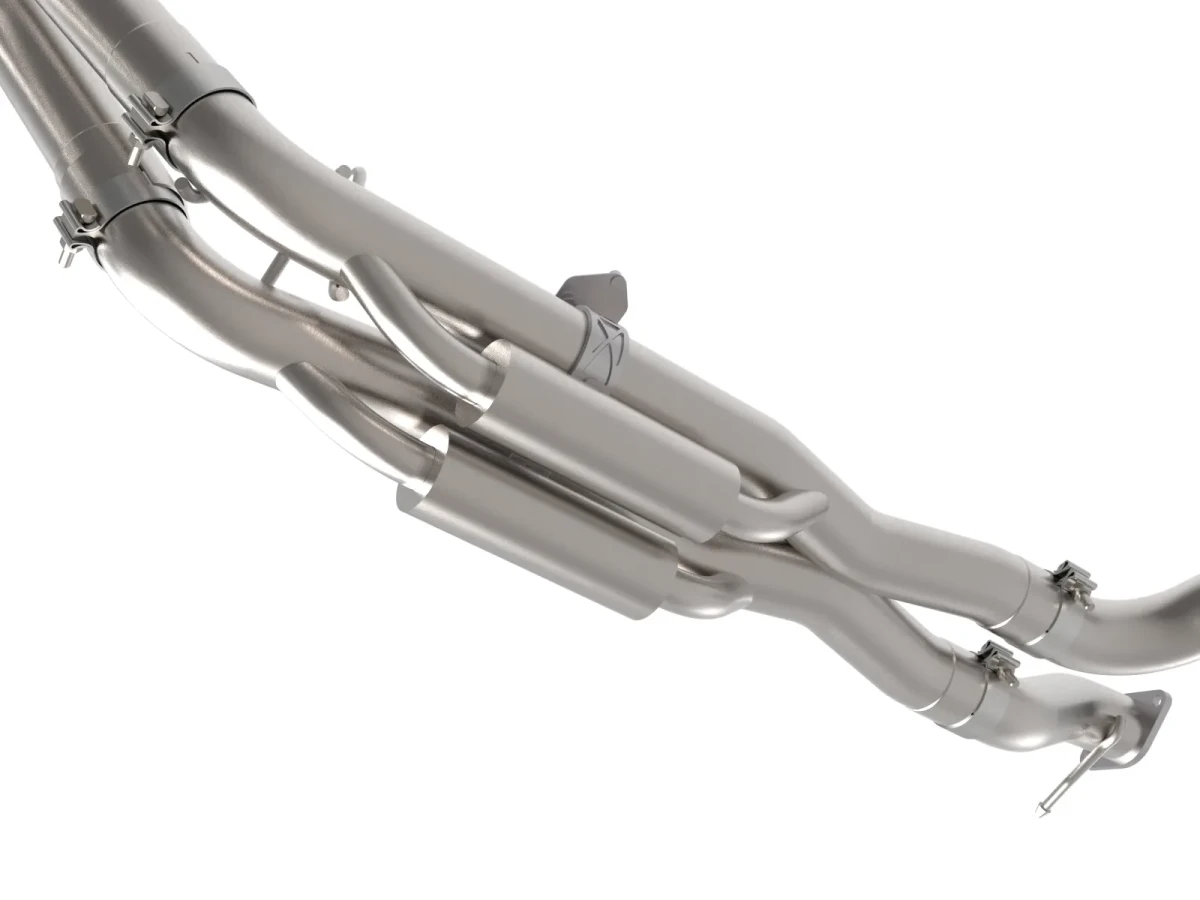 Ford Bronco Raptor Performance Exhaust - aFe - Cat Back, Vulcan Series 3in 304SS - Black - `22-`26