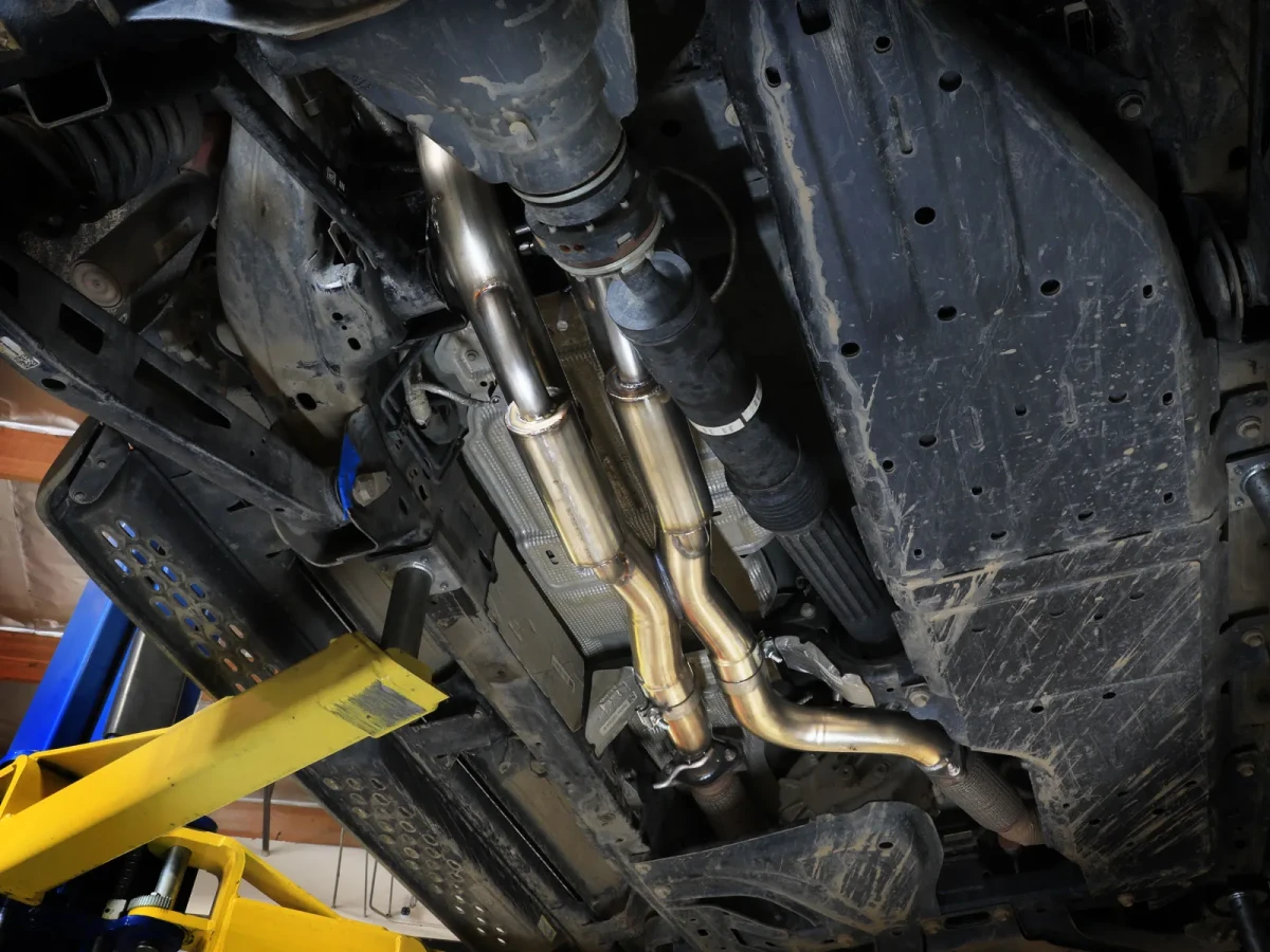 Ford Bronco Raptor Performance Exhaust - aFe - Cat Back, Vulcan Series 3in 304SS - Polished - `22-`26