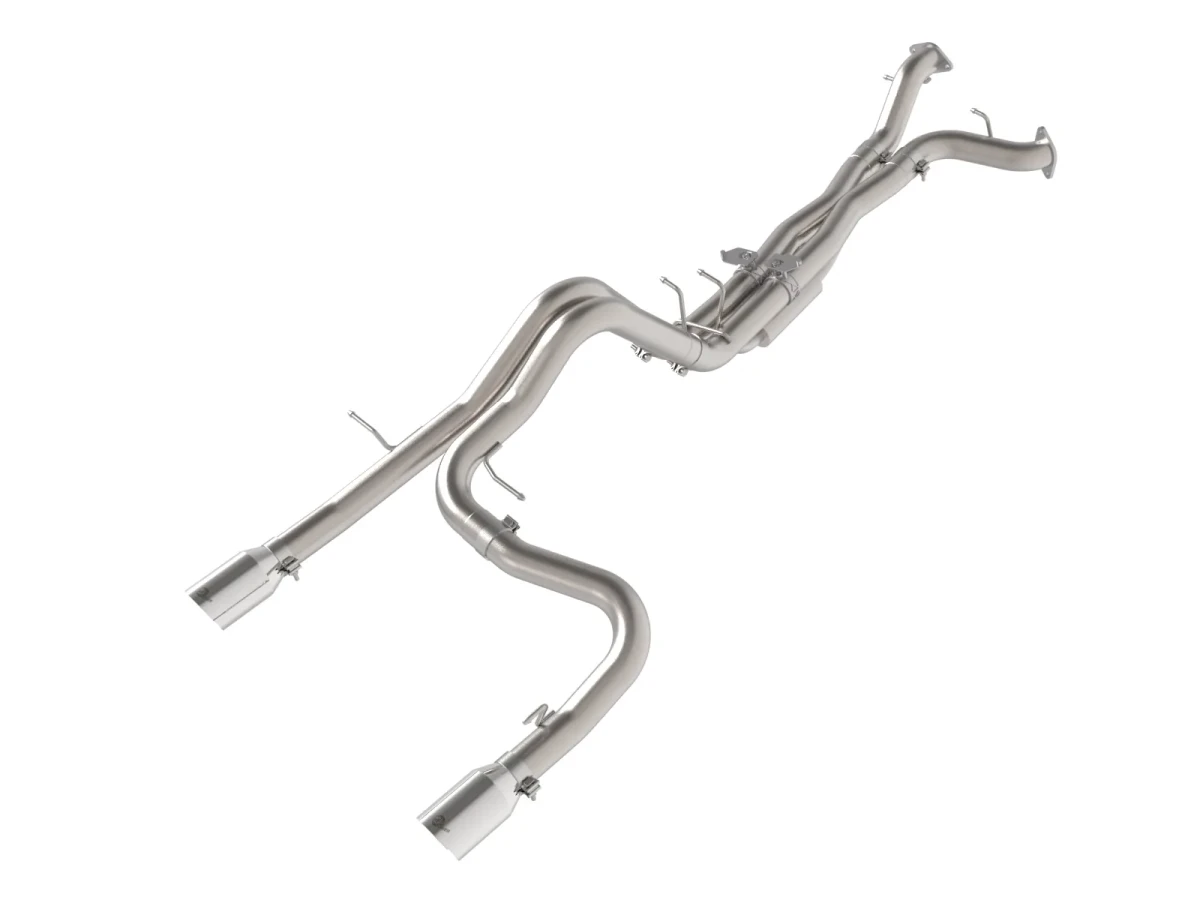 Ford Bronco Raptor Performance Exhaust - aFe - Cat Back, Vulcan Series 3in 304SS - Polished - `22-`26