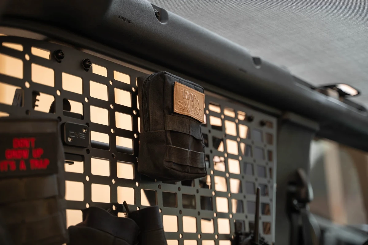 Ford Bronco Molle Panels - Rear Window - DV8 Offroad - 2-Door - `21-`24