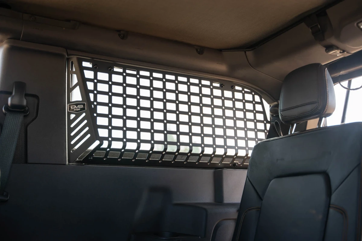 Ford Bronco Molle Panels - Rear Window - DV8 Offroad - 2-Door - `21-`24