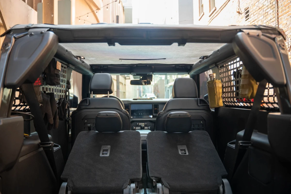 Ford Bronco Molle Panels - Rear Window - DV8 Offroad - 2-Door - `21-`24