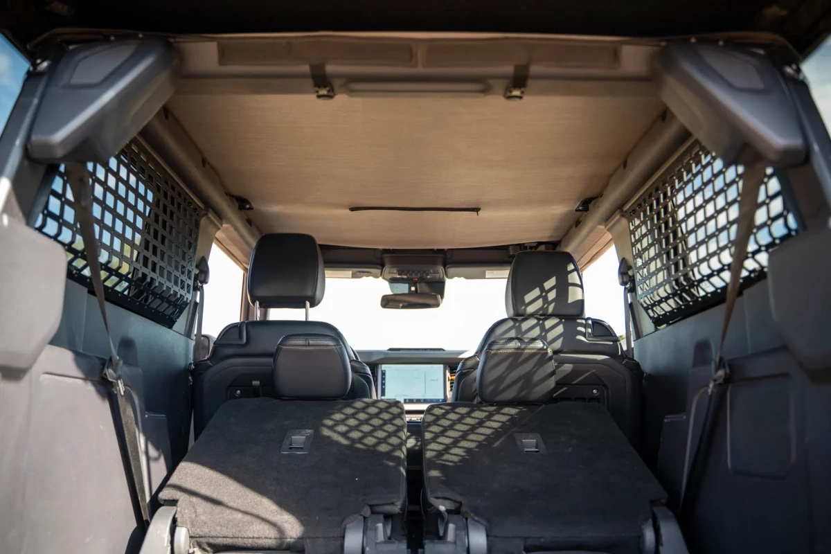 Ford Bronco Molle Panels - Rear Window - DV8 Offroad - 2-Door - `21-`24