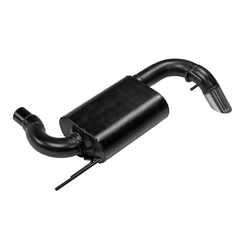 Ford Bronco Performance Exhaust - Cat Back - Axle Exit - Flowmaster - American Thunder - Black w/ Polished Tip