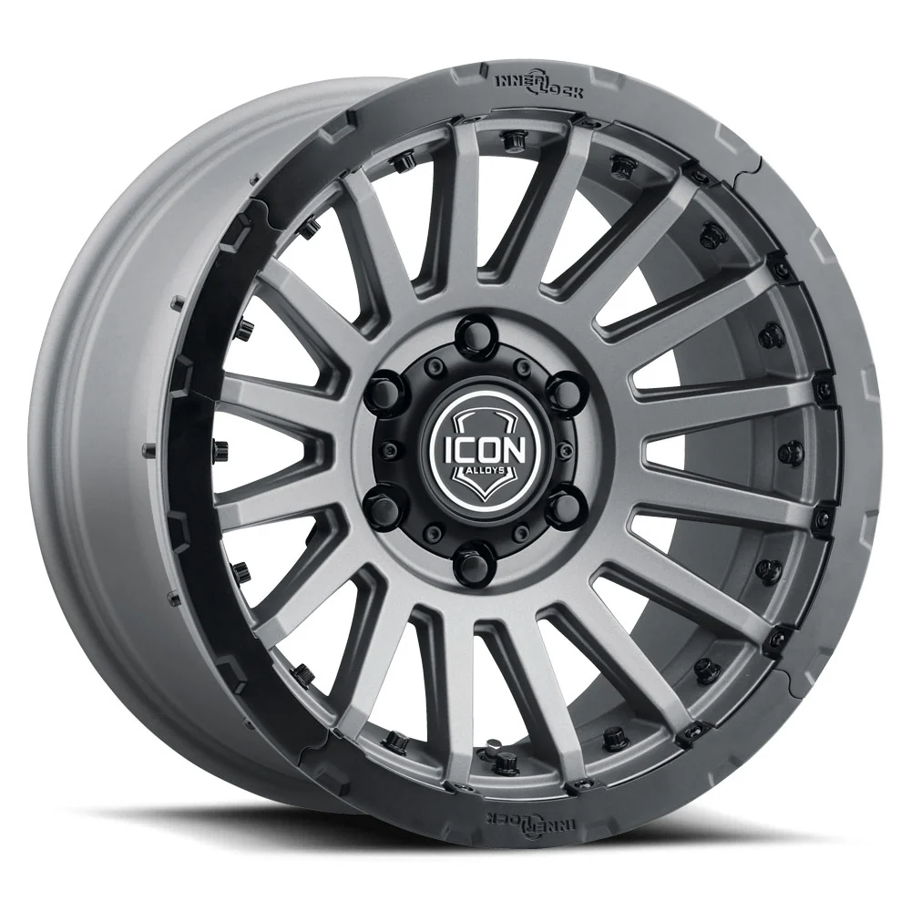 Custom Wheel - Recon - Charcoal - 18 X 9 / 6 x 5.5 / 25mm / 6" - Icon 