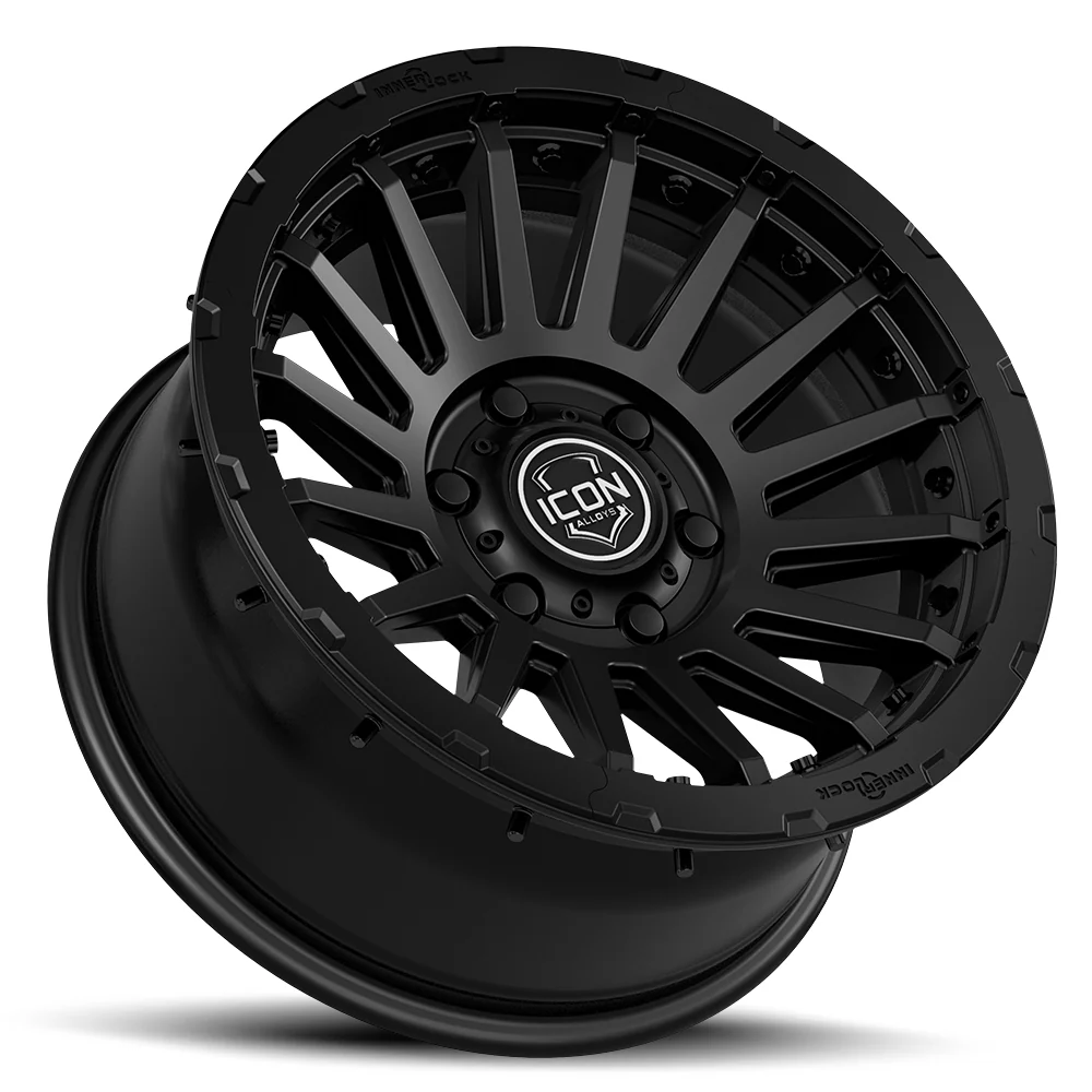 Custom Wheel - Recon - Satin Black - 18 X 9 / 6 x 5.5 / 25mm / 6" - Icon 