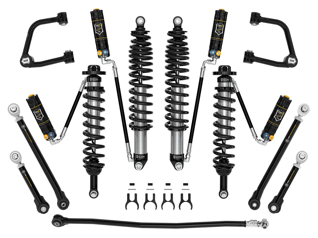 Ford Bronco Coilover Kits - ICON - Stage 7 - 2.5 Series CDXS Coilover - Tubular UCA & Links - 2021