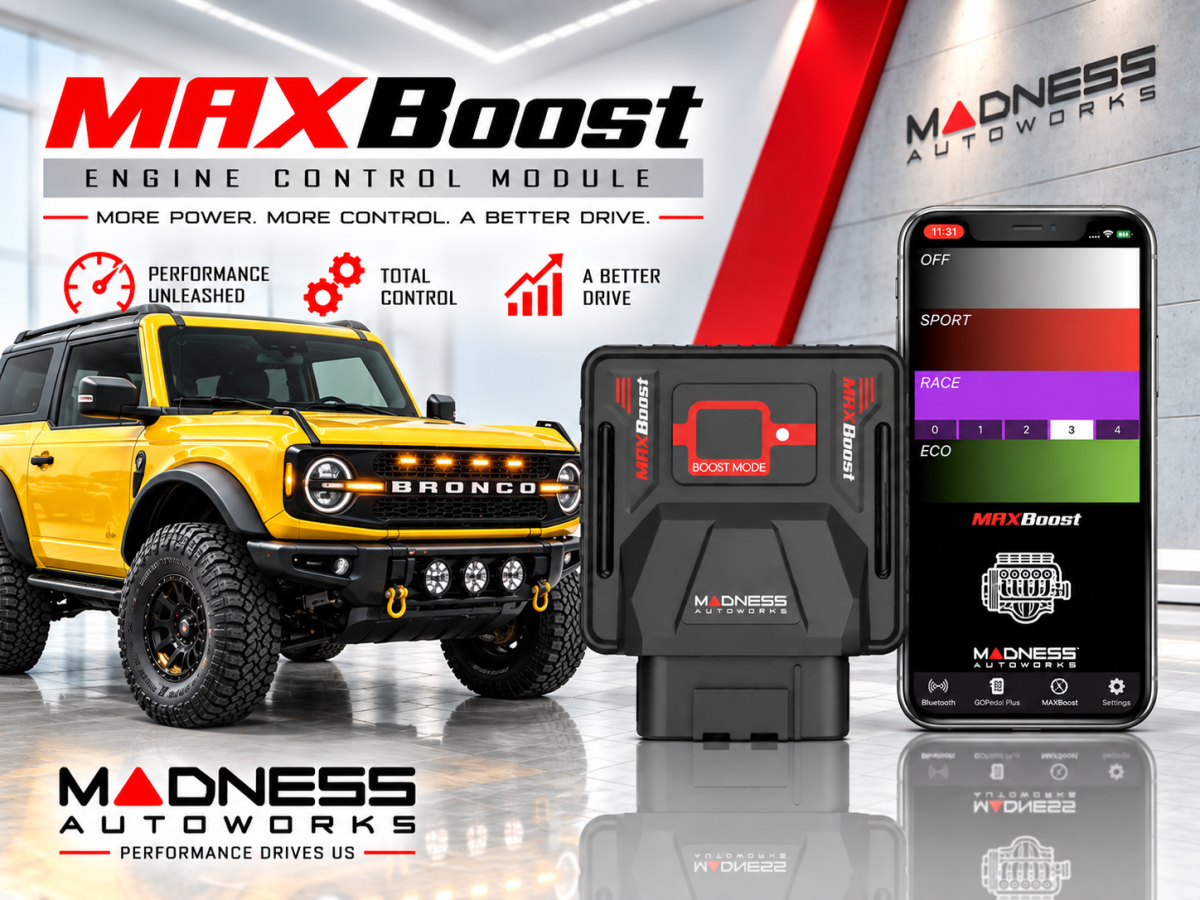 Ford Bronco Engine Control Module - MAXBoost by MADNESS Autoworks - 2.3L EcoBoost I-4