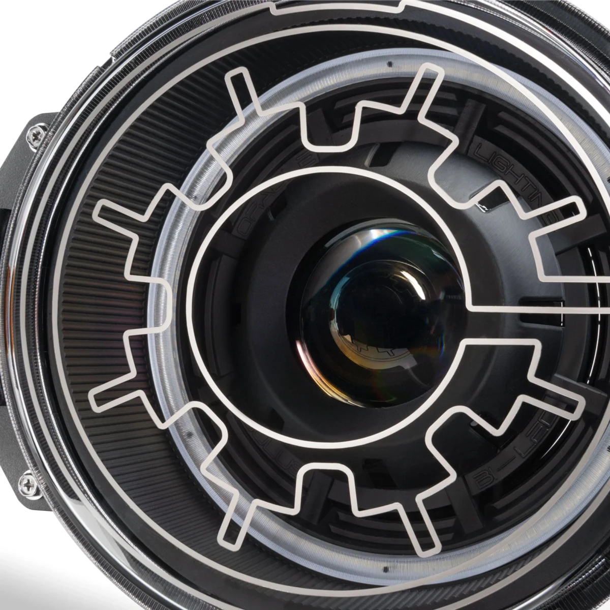 Ford Bronco Projector Headlights - ORACLE Lighting - Oculus Bi-LED with Heated Lenses - 2021