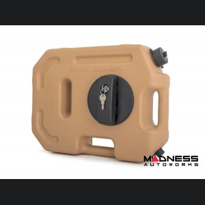 Fluid Container - Flat - Mountable - Rough Country - Tan - 10L