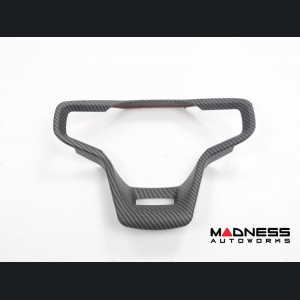 Ford Bronco Steering Wheel Trim Cover - Carbon Fiber Finish