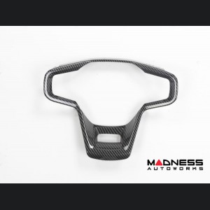 Ford Bronco Steering Wheel Trim Cover - Carbon Fiber Finish