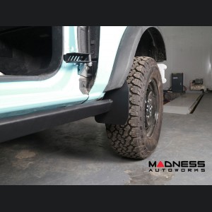 Ford Bronco Rock Rail End Caps Mudflaps - 4 Door - Set of two