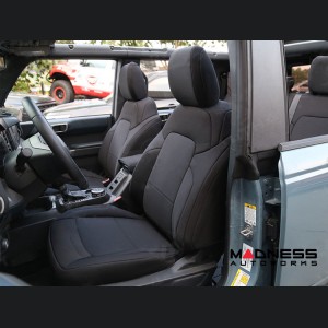 Ford Bronco Seat Cover Set - Black Neoprene - 4 Door