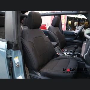 Ford Bronco Seat Cover Set - Black Neoprene - 4 Door