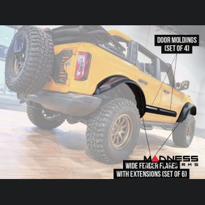 Ford Bronco Complete Body Styling Kit - 4 Door - Wide Body - Air Design