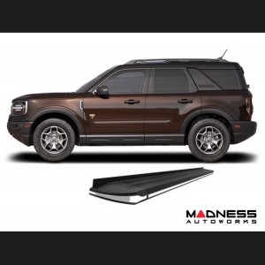 Ford Bronco Sport Running Boards - Exceed - Black w/ Chrome Trim