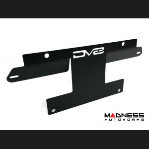 Ford Bronco Front License Plate Relocation Bracket - Factory Heavy Duty Bumper - DV8