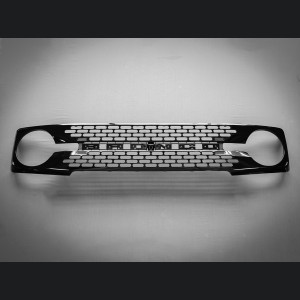 Ford Bronco Custom Grille - High End OEM Style - Gloss Black Finish