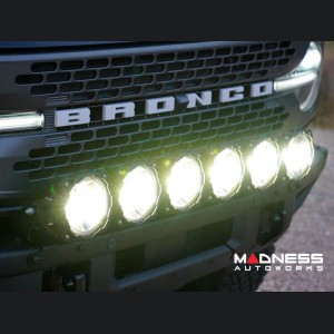 Ford Bronco Light Upgrade - Front Bumper Bar - Gravity LED Pro6 39" Light Bar