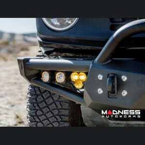 Ford Bronco Light Upgrade - Hybrid Front Bumper - SAE LED Light Kit