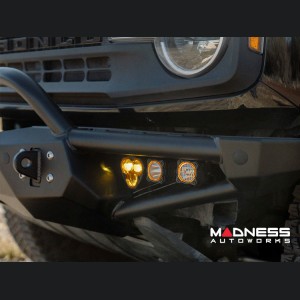 Ford Bronco Light Upgrade - Hybrid Front Bumper - SAE LED Light Kit