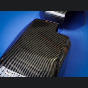 Ford Bronco Rear View Mirror Cover Set - Gloss Carbon Fiber Look