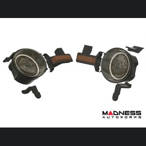 Ford Bronco Head Lights - Oculus Bi-LED Projector - Oracle - Amber