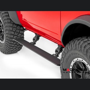 Ford Bronco Side Steps - Power Running Boards - 2 Door - Rough Country - E-Boards
