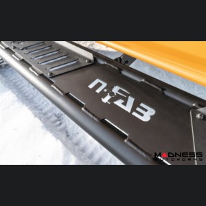 Ford Bronco Running Boards - 4 Door - Roan - Textured Black - N Fab 