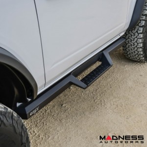 Ford Bronco Side Steps - 2 Door - HDX Drop Nerf Step Bars - Textured Black - Westin 