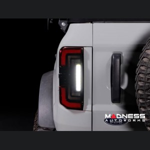 Ford Bronco Tail Lights - Low Profile - Morimoto - XB LED - Red