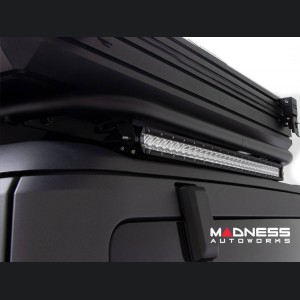 Ford Bronco Roof Rack - ZROADZ - 4 Door - Kit w/ Amber & White LED Pods & Rear Light Bar