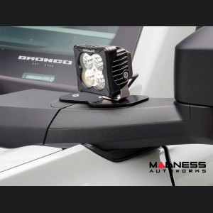 Ford Bronco Lighting Upgrade - ZROADZ - A-Pillar Dual Mount - 3in White LED Pods